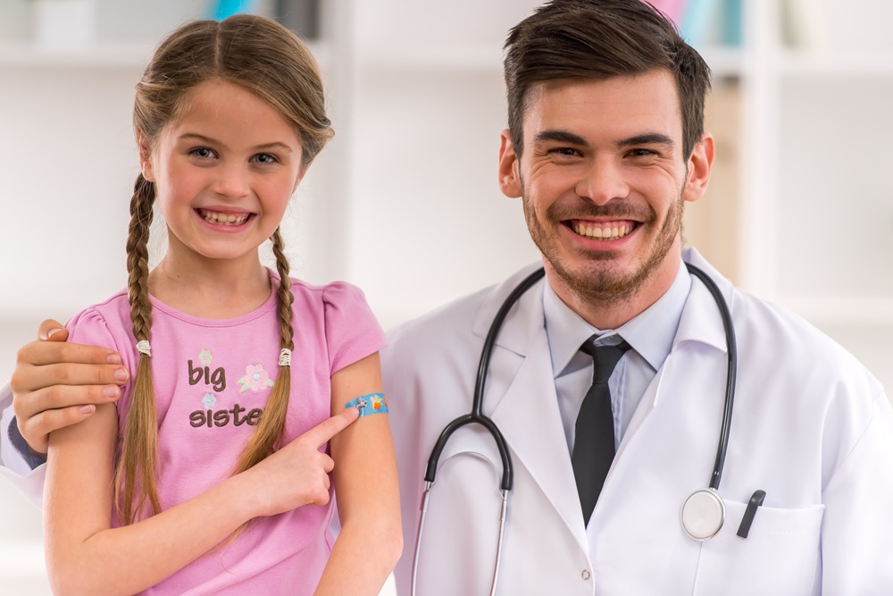 Child and pediatrician